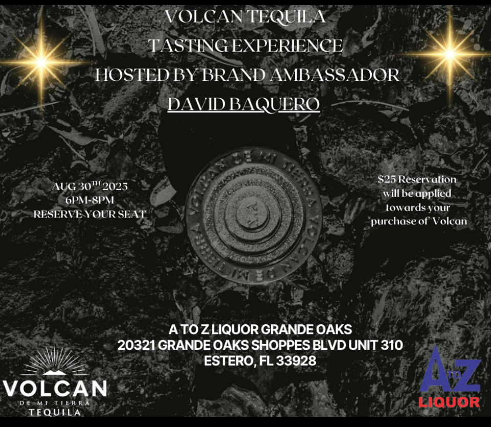 Volcan Tequila Tasting Experience